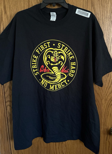 Shirt cobra kai strike first - strike,