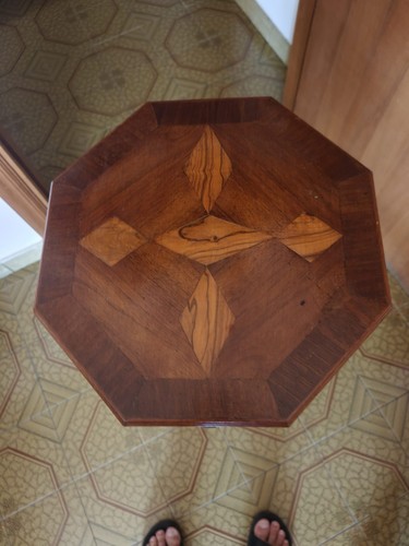 Tavolino ottagonale legno - tavolino, in