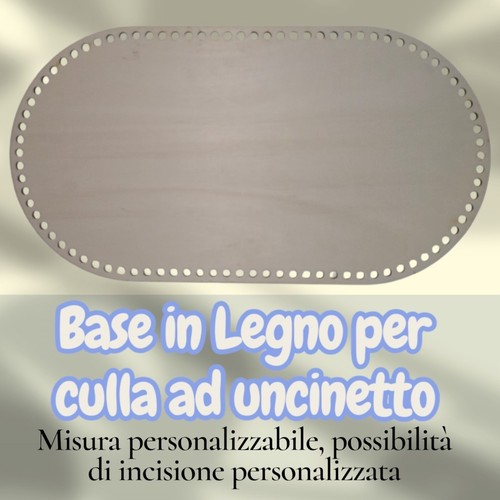 Base legno per culla - base, in