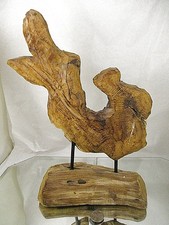 Scultura tronco albero legno