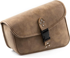 Borsa Da Moto Marrone in Pelle