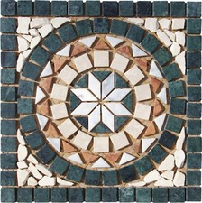 Rosoni 33x33 cm rosone mosaico