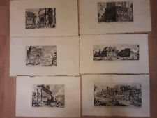 6 incisioni Piranesi Roma riproduzioni 900 stampe