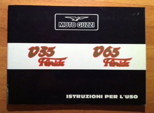 Moto guzzi libretto uso - di,