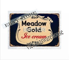 Insegna latta metallo gelato