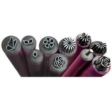 10 Pezzi Penna Timbro A Forma di Fiore per Nail Art, Set di Penna Timbro pe4347