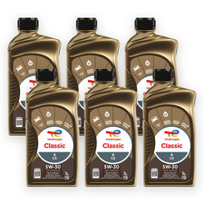 6 LITRI OLIO MOTORE TOTAL CLASSIC 9 C3 5W30 API SN PLUS/CF BMW LL-04 MB 229.52