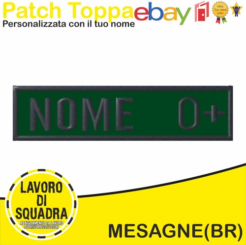 Patch personalizzata toppa - patch,