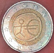 moneta 2 euro rara con stickman Francese 1999-2009 da collezione