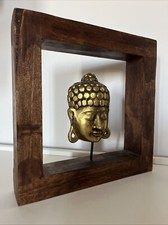 Cornice Statua Wood Buddah