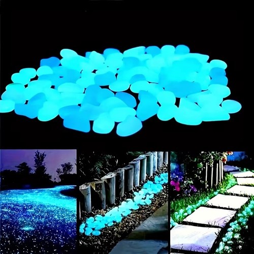 100pcs ciottoli luminosi - ciottoli,