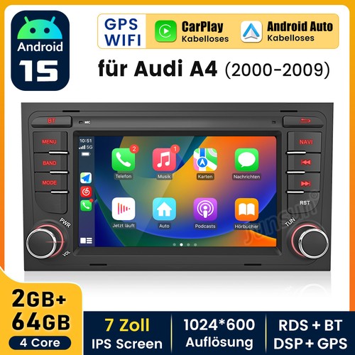 Autoradio android15 64g - 7", per