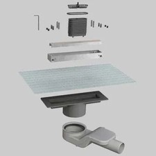 Aluminum shower channel - shower,