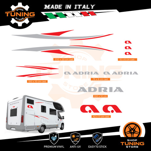 Kit adesivi camper adria - kit,
