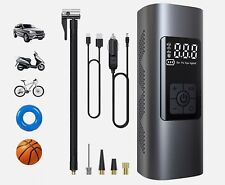 Compressore ad Aria Auto Portatile Gonfiatore Ricaricabile Display LED Auto 2025