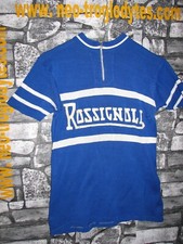 # Vintage Cycling Jersey wool Maglia Ciclismo Rossignoli Milano   '70s Eroica