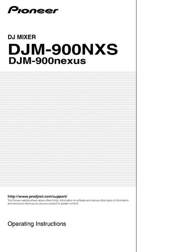 Pioneer djm 900nxs2 - pioneer, djm-900nxs2