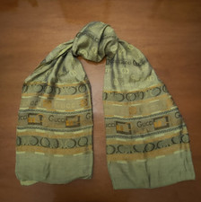 Sciarpa in pura seta vintage Gucci
