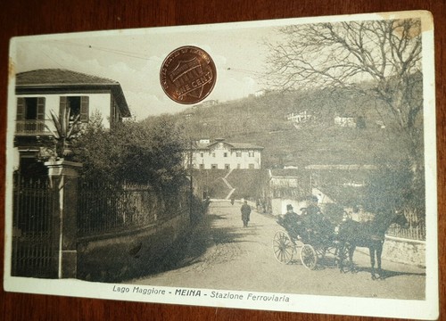 Cartolina epoca paesagg - d'epoca,