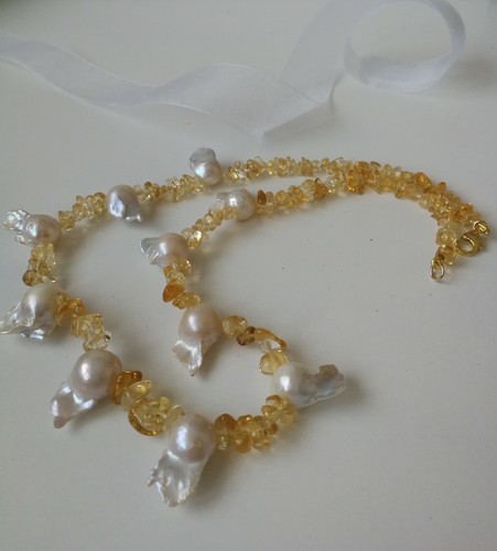 Collana argento dorato con - argento,