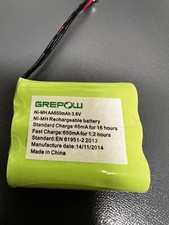 ✅  Numero 5 Pacco Batterie   Ricaricabile GREPOW  NI-MH AA 650mAh 3.6V