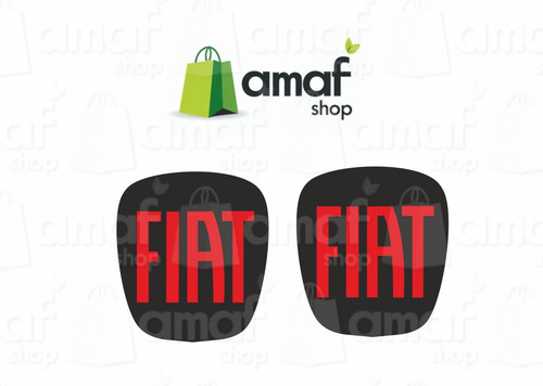 Stemma logo fiat adesivo - logo,
