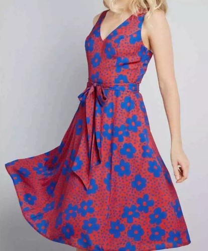 Abito modcloth rosso floreale - abito,