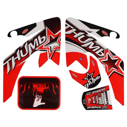 Aufkleber sticker set thumb - aufkleber,