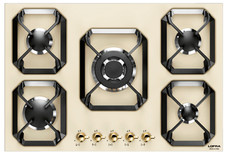 LOFRA DOLCEVITA HRBI7AO PIANO COTTURA 70X50 AVORIO 5 BRUCIATORI TRIPLA CORONA