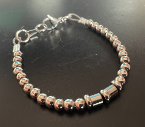 Bracciale catena acciaio - bracciale,