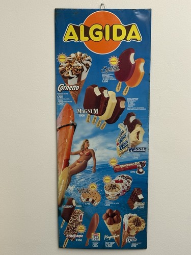 Tabella insegna gelati - tabella,