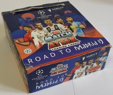 Match Attax Champions League 2018-2019 Road Madrid Box 30 confezioni