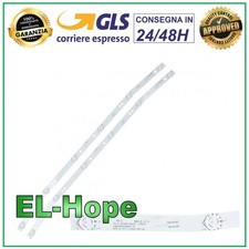 KIT 2 BARRE STRIP 6 LED PER TV