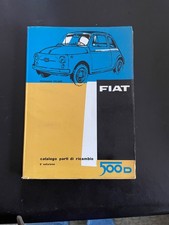 Catalogo ricambi Fiat 500 D