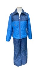 Tuta sci blu donna vintage - tuta,
