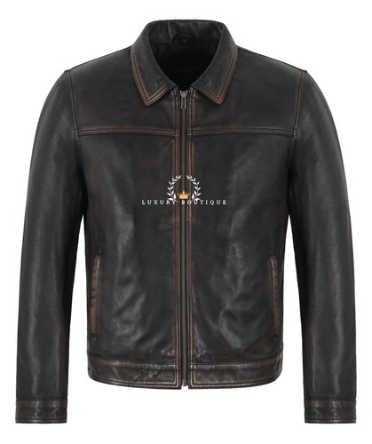 Giacca pelle uomo classica - in,