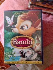 FILM DVD - WALT DISNEY BAMBI EDIZIONE SPECIALE 2 DVD 2 DISCHI - IN OTTIMO STATO