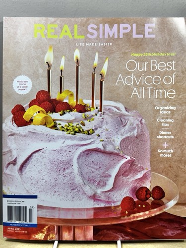Real simple magazine april - real,