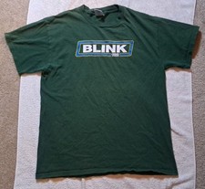 Blink 182 uomo vintage 2001 medio logo verde 