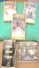3 VHS Trilogia Guerre Stellari