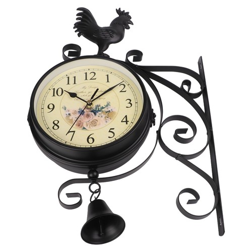 Orologio bifacciale ferro - orologio,