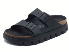 Papillio 1029077 Arizona Pap Chunky Black Sandali per Donna con doppia fibia