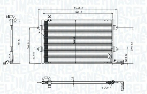 Radiatore aria condizionata - aria,