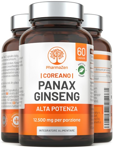 Panax ginseng rosso coreano - rosso,