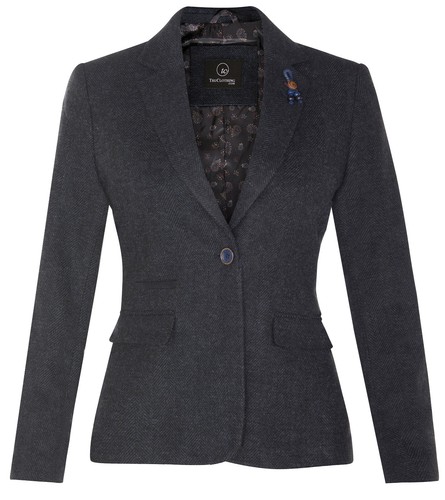 Donna giacca tweed herringbone - donna,