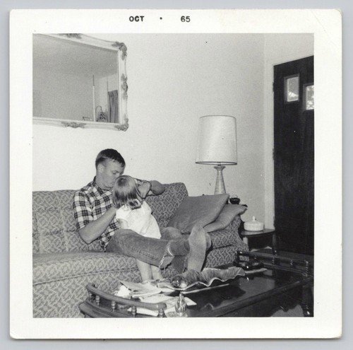 1965 giovane papà figlia - papà, e