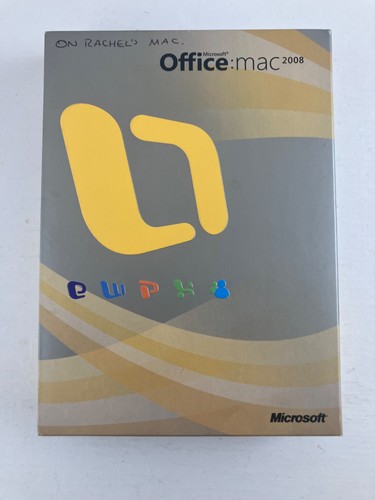 Microsoft office mac 2008 - mac,