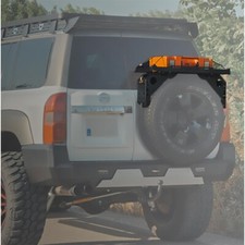 Cestello Portaoggetti Universale per Ruota di Scorta in Acciaio Verniciato Nero