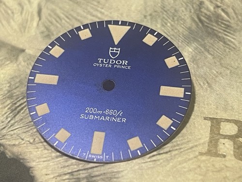 Quadrante tudor submariner blu - quadrante,