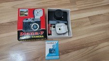 Vintage Diana-F 120 Film Camera With Flash Box Instructions Untested 